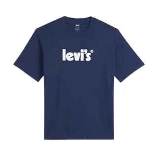 Levis - T-Shirt für Herren, Baumwolle, leger, kurzärmlig (Dunkelblau)
