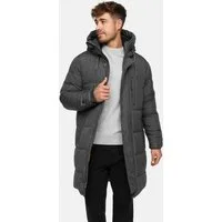 Indicode Wintermantel Herren INStuds Jacke Winter Herrenjacke Herren Parka mit Kapuze, warm gefüttert