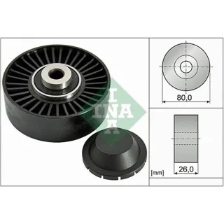INA Umlenkrolle f?r Keilrippenriemen Alfa Fiat Lancia 1,9