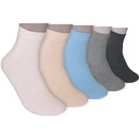 Die Sockenbude Kurzsocken UNI (Bund, 10-Paar, grau blau hellbraun) mit Komfortbund ohne Gummi