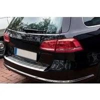 RECAMBO Ladekantenschutz für VW PASSAT B7 VARIANT + ALLTRACK, 2010-2014 Stoßstangenschutz, V2A rostfrei, Exklusive Optik, praktischer Schutz & perfekte Passform