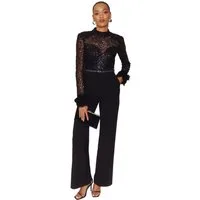 LIPSY Jumpsuit Lipsy Jumpsuit mit Federmanschetten (1-tlg)