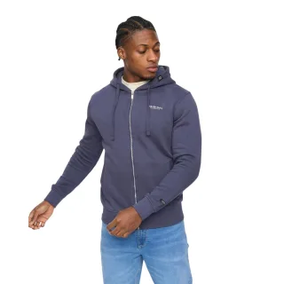 Crosshatch - "Allmoor Thru" Hoodie mit durchgehendem Reißverschluss für Herren (Marine)