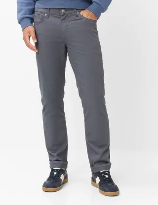 Brax Herren Five-Pocket-Hose Style CHUCK GRAPHIT, dunkelgrau, Gr. 33/32