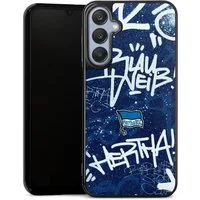 DeinDesign Handyhülle Hertha BSC Graffiti Offizielles Lizenzprodukt Street Graffiti, Samsung Galaxy A25 5G Silikon Hülle Bumper Case Handy Schutzhülle