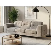 Beautysofa 3-Sitzer VENEZIA, Polstersofa im modernes Design