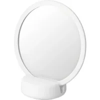 blomus Schminkspiegel -SONO- Kosmetikspiegel, Badspiegel, 5-fach-Vergrößerung, Soft-Touch, Abnehmbare Halterung