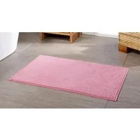 Gözze Badematte Chenille, Höhe 15 mm, rutschhemmend beschichtet, fußbodenheizungsgeeignet, Polyester, rechteckig, Badteppich, Uni Farben, besonders weich durch Microfaser, waschbar