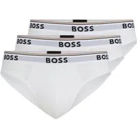 BOSS Slip Brief 3P Power (3-St) Elastikbund mit Logo