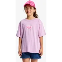Roxy T-Shirt EVEOVERSIZE WASHED für Kinder und Jugendliche geeignet, Single-Jersey-Material