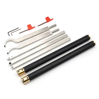 Ganwei Wood Rotary Hollow Turning Tool With Carbide Alloy Insert Cutter Aluminum Alloy Handle For Lathe Cutter Turning T