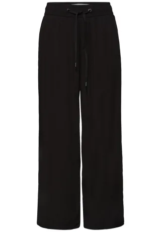 Street One - Culotte Hose mit hohem Bund schwarz - Gr. - 26