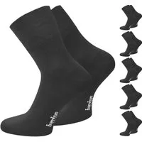 normani Basicsocken 6 Paar Viskose-Gesundheitssocken Kurzschaft (6er-Set, 6 Paar) seidenweich durch Viskose