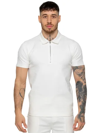 Enzo | Herren Poloshirt mit Reißverschluss