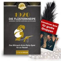 mitmach-krimi Spiel Krimi-Party, 1920 Die Flüsterkneipe - für 8-16 Spieler