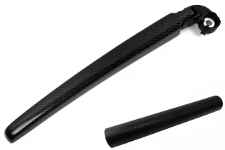 Heckwischer Frontwischer Scheibenwischer Arm Design Folie Set in Schwarz Matt