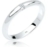 Elli DIAMONDS Verlobungsring Diamant 0.045 ct. Klassik Verlobung 925 Silber