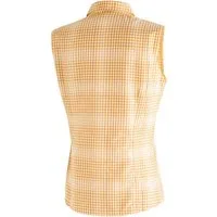 Maier Sports Funktionsbluse Paloma ärmellose Damen Bluse, sommerliches Blusen-Shirt, Karobluse, Reg. Fit