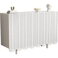 Merax Sideboard, mit 4 Türen,Kommode,Wohnzimmerschrank,Buffet,B:120cm