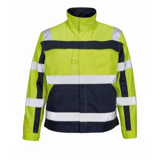 MASCOT Cameta Jacke SAFE COMPETE Hi-vis Gelb / Marine XL - 07109-470-171-XL
