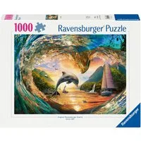 Ravensburger Puzzle Sprung in den Sonnenuntergang, 1000 Puzzleteile, Made in Germany