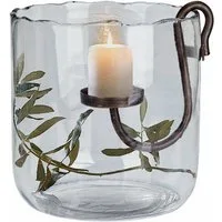 Mirabeau Windlicht Windlicht Vermand klar/antikbraun (kein Set, kein Set)