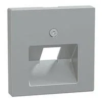 Zentralplatte Aluminium für Universal-Anschluss-Einsatz, Typ 298360, Unterputzmontage aluminium, Retail