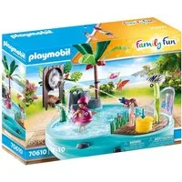 Playmobil® 70610 Family Fun Spaßbecken mit Wasserspritze Konstruktions-Spielset