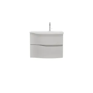 Burgbad Mineralguss-WT inkl. WTU Sinea 3.0 Veloursgrau Softmatt/Alpinweiss, SHFA077RF6804C0001G0167 SHFA077RF6804C0001G0167