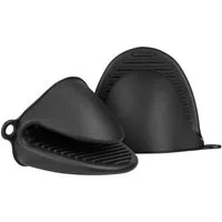 kwmobile Topflappen 2x Silikon Topflappen, (2-tlg), Ofenhandschuh Set - Topfhandschuhe