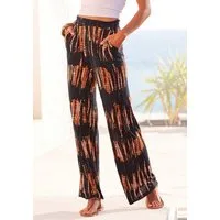 Buffalo Jerseyhose aus bequemen Viskosejersey mit Alloverdruck und elastischem Bund, leichte Sommerhose, casual
