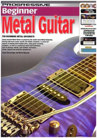 Progressive Beginner Metal Guitar: With Poster