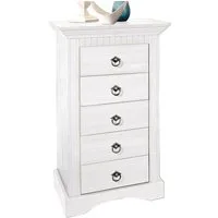 OTTO home Kommode Rustic, Breite 48cm, aus massiver Kiefer, 5 Schubladen, FSC®-zertifiziert