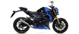 Sport Auspuff Arrow Pro-Race Edelstahl Suzuki GSX-S 750 Bj. 2017-2020 EURO-4 eintragungsfrei +ABE
