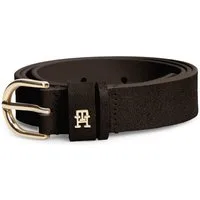 Tommy Hilfiger Ledergürtel ESSENTIAL EFFORTLESS SUEDE Regular fit und größenverstellbar