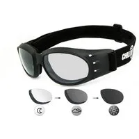 Chillout Rider Motorradbrille CR008 - selbsttönend, Selbsttönend, Polster abnehmbar