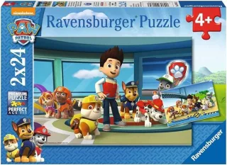 Ravensburger Kinderpuzzle 09085 - Paw Patrol: Hilfsbereite Spürnasen [2x24 Teile]