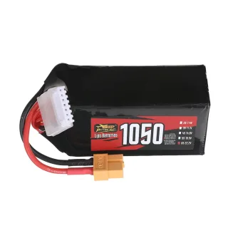 ZOP Power 22.2V 1050mAh 150C 6S LiPo Battery XT60 Plug for RC Drone