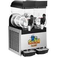 Royal Catering Slush-Eismaschine 2 x 12 L Slushmaschine Eismaschine Softeis Slusheis Gastronomie, 770 W