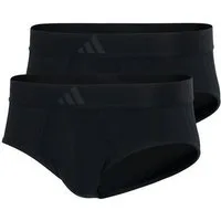 adidas Sportswear Hüftslip Active Flex Cotton 3 Stripes (2er Pack) elastischer Logo-Bund, ohne Eingriff, sportliches Design