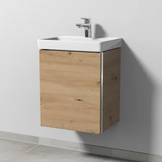 Sanipa 3way Waschtischunterbau zu Villeroy & Boch Avento Waschtisch mit 1 Tür, Eiche Natural-Touch BR61885