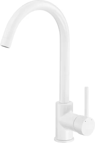 Neuesbad Serie 300 Spültischarmatur mit U-Auslauf, Weiß NB1DEBEUW62M1