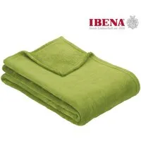 Wohndecke Uni Fleecedecke Olbia, IBENA, einfarbig schick, Kuscheldecke