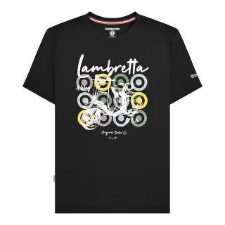Lambretta - T-Shirt für Herren, Groß und Hoch (Schwarz)