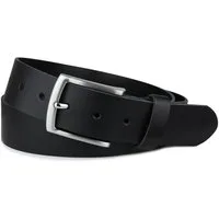 Frentree Ledergürtel aus 100% Echtleder, MADE IN GERMANY 3,8 cm breiter Gürtel aus Leder, kürzbar, Schwarz