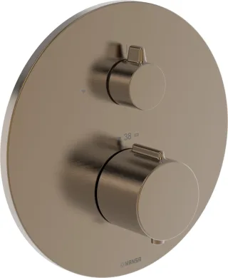 Hansa Sichtteil f. einen Abgang, HANSAEASYTHERM 8861 Rosette rund Bronze, 8861924581 8861924581