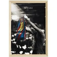 JUSTGOODMOOD Poster Premium ® Lionel Messi Fußball Poster· FC Barcelona · ohne Rahmen