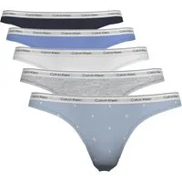 Calvin Klein Underwear Tanga THONG 5 PK (Packung) Körpernahe Passform