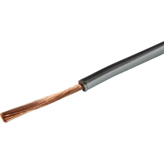 HERTH&BUSS Kabel, FLY, 1x 1,5mm², zweifarbig, 50m schwarz - 51275128001