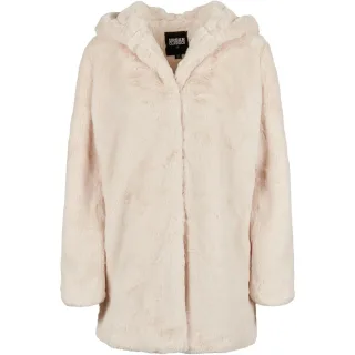 Urban Classics - Mantel mit Kapuze für Damen (Naturweiß)